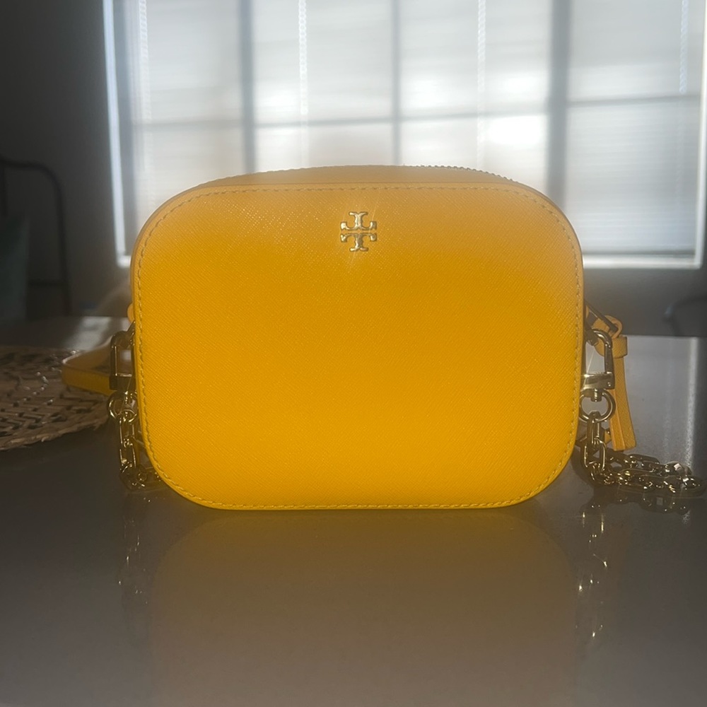 Tory Burch Emerson Yellow Crossbody